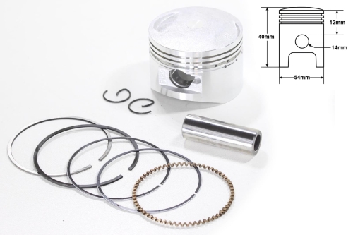 TŁOK CROSS 125CC 54,00 MM FI 14 MM KOMPLET 