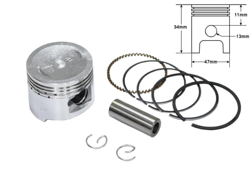 TŁOK GY6 80CC 47MM TAJWAN 