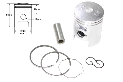 TŁOK HONDA DIO 50 STD 5-SZLIF 