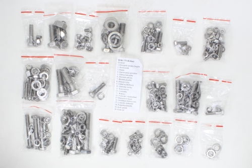 ŚRUBY WSK 175 M21W2 KOBUZ NA CAŁY MOTOR KPL. TI 