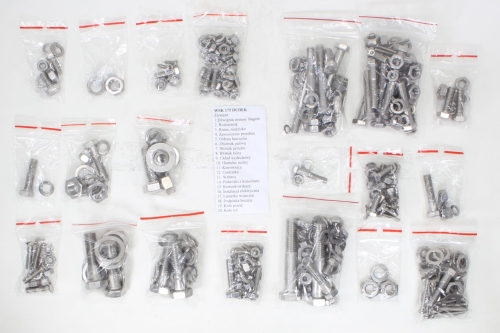 ŚRUBY WSK M21W2 DUDEK NA CAŁY MOTOR TI 