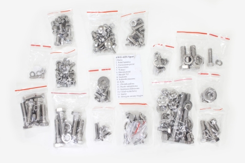 ŚRUBY SIMSON AWO 425 SPORT NIERDZEWKA KPL. TI 