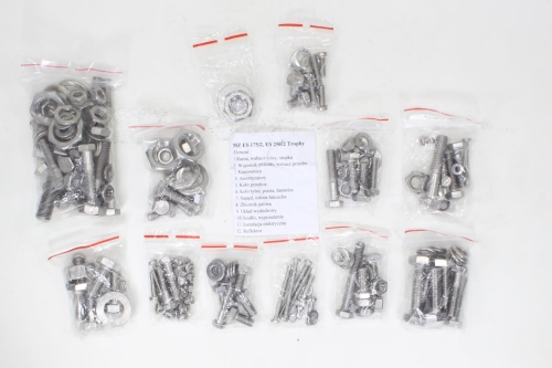 ŚRUBY MZ TROPHY ES175/2 ES250/2 KPL. CAŁY MOTOR TI 
