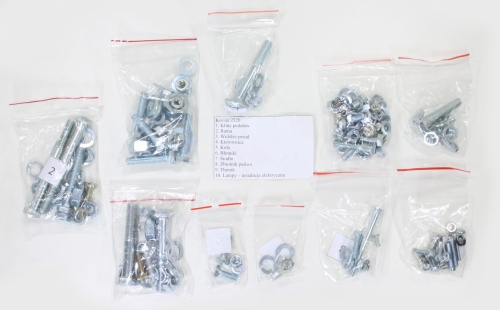 ŚRUBY ROMET KOMAR 232 KPL NA CAŁY MOTOR 