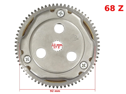 SPRZĘGŁO ROZRUSZNIKA ZIPP QUANTUM 50 2T FI13mm 17z 