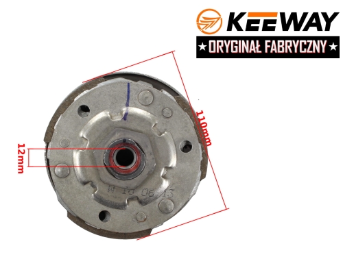 SPRZĘGŁO KEEWAY 50CC 2T HURRICANE ORYGINAŁ 