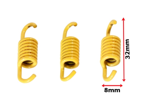 SPRĘŻYNY SZCZĘK SPRZĘGŁA GY-6 TUNING ŻÓŁTE 