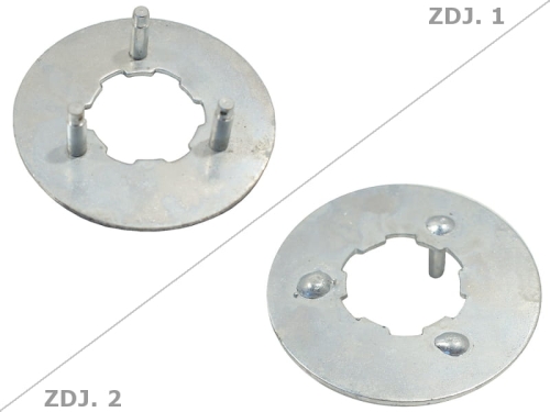 PRZEKŁADKA TARCZ SPRZĘGŁA ROMET Z BOLCAMI 