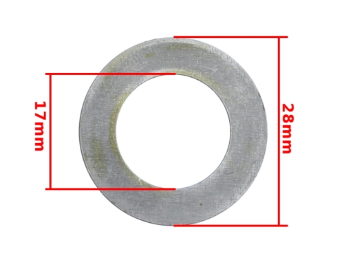PODKŁADKA KOSZA SPRZĘGŁA SIMSON S51 17x28x1,6mm DE 