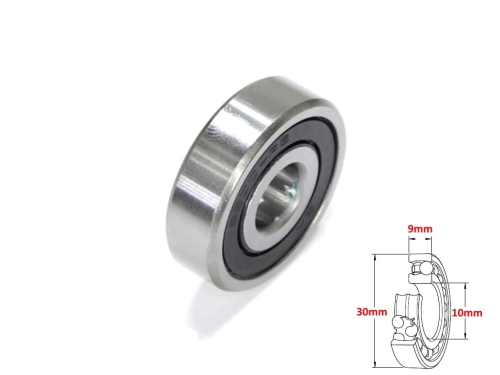 ŁOŻYSKO 6200 2RS WAŁK SPRZ W DEKLU ATV150 10x30x09 