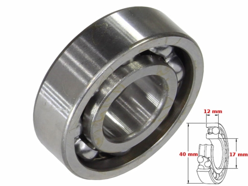 ŁOŻYSKO 6203 KULKOWE STD 17x40x12 