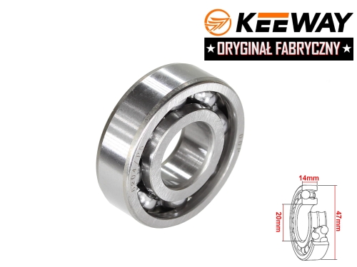 ŁOŻYSKO 6204 WAŁU KEEWAY 50 2T HURRICANE 20x47x14 